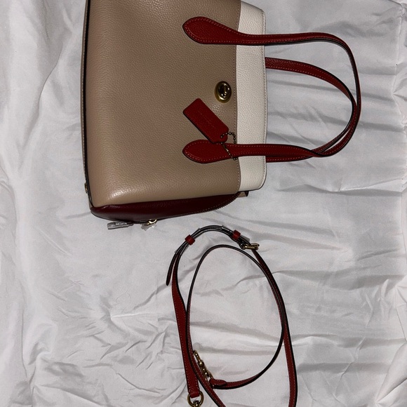 Coach Restored Lora Carryall 30 In Colorblock - Picture 8 of 8